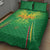 Custom Mali Football Quilt Bed Set Go Les Aigles Green Color - Wonder Print Shop