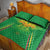 Custom Mali Football Quilt Bed Set Go Les Aigles Green Color - Wonder Print Shop