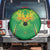 Custom Mali Football Spare Tire Cover Go Les Aigles Green Color - Wonder Print Shop