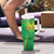 Custom Mali Football Tumbler With Handle Go Les Aigles Green Color - Wonder Print Shop