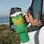 Custom Mali Football Tumbler With Handle Go Les Aigles Green Color - Wonder Print Shop