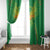 Custom Mali Football Window Curtain Go Les Aigles Green Color - Wonder Print Shop