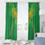 Custom Mali Football Window Curtain Go Les Aigles Green Color - Wonder Print Shop