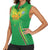 Custom Mali Football Women Sleeveless Polo Shirt Go Les Aigles Green Color - Wonder Print Shop