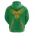 Custom Mali Football Zip Hoodie Go Les Aigles Green Color - Wonder Print Shop