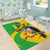 Personalised Mali Area Rug Vulture With Flag Map Bogolan Pattern