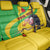 Personalised Mali Back Car Seat Cover Vulture With Flag Map Bogolan Pattern