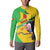 Personalised Mali Button Sweatshirt Vulture With Flag Map Bogolan Pattern