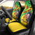 Personalised Mali Car Seat Cover Vulture With Flag Map Bogolan Pattern