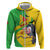 Personalised Mali Hoodie Vulture With Flag Map Bogolan Pattern - Wonder Print Shop