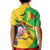 Personalised Mali Kid Polo Shirt Vulture With Flag Map Bogolan Pattern - Wonder Print Shop