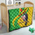 Personalised Mali Quilt Vulture With Flag Map Bogolan Pattern - Wonder Print Shop