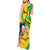 Personalised Mali Tank Maxi Dress Vulture With Flag Map Bogolan Pattern - Wonder Print Shop