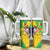 Personalised Mali Tumbler With Handle Vulture With Flag Map Bogolan Pattern - Wonder Print Shop