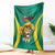 Custom Cameroon Football Blanket Go Indomitable Lions