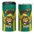 Custom Cameroon Football 4 in 1 Can Cooler Tumbler Go Indomitable Lions