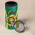 Custom Cameroon Football 4 in 1 Can Cooler Tumbler Go Indomitable Lions