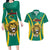 Custom Cameroon Football Couples Matching Long Sleeve Bodycon Dress and Hawaiian Shirt Go Indomitable Lions