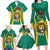 Custom Cameroon Football Family Matching Long Sleeve Bodycon Dress and Hawaiian Shirt Go Indomitable Lions