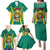 Custom Cameroon Football Family Matching Puletasi and Hawaiian Shirt Go Indomitable Lions