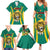 Custom Cameroon Football Family Matching Summer Maxi Dress and Hawaiian Shirt Go Indomitable Lions