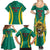 Custom Cameroon Football Family Matching Summer Maxi Dress and Hawaiian Shirt Go Indomitable Lions