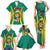 Custom Cameroon Football Family Matching Tank Maxi Dress and Hawaiian Shirt Go Indomitable Lions