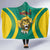 Custom Cameroon Football Hooded Blanket Go Indomitable Lions