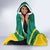 Custom Cameroon Football Hooded Blanket Go Indomitable Lions