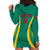 Custom Cameroon Football Hoodie Dress Go Indomitable Lions