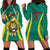 Custom Cameroon Football Hoodie Dress Go Indomitable Lions