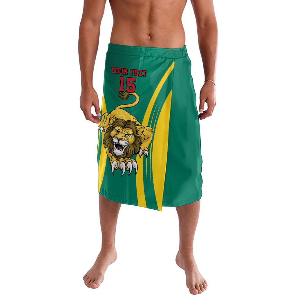 Custom Cameroon Football Lavalava Go Indomitable Lions - Wonder Print Shop