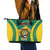 Custom Cameroon Football Leather Tote Bag Go Indomitable Lions