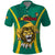 Custom Cameroon Football Polo Shirt Go Indomitable Lions - Wonder Print Shop