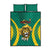 Custom Cameroon Football Quilt Bed Set Go Indomitable Lions - Wonder Print Shop