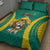 Custom Cameroon Football Quilt Bed Set Go Indomitable Lions - Wonder Print Shop