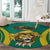 Custom Cameroon Football Round Carpet Go Indomitable Lions - Wonder Print Shop