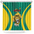 Custom Cameroon Football Shower Curtain Go Indomitable Lions - Wonder Print Shop