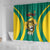 Custom Cameroon Football Shower Curtain Go Indomitable Lions - Wonder Print Shop