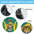 Custom Cameroon Football Spare Tire Cover Go Indomitable Lions - Wonder Print Shop