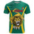 Custom Cameroon Football T Shirt Go Indomitable Lions - Wonder Print Shop