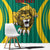 Custom Cameroon Football Window Curtain Go Indomitable Lions - Wonder Print Shop