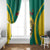 Custom Cameroon Football Window Curtain Go Indomitable Lions - Wonder Print Shop