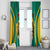 Custom Cameroon Football Window Curtain Go Indomitable Lions - Wonder Print Shop