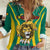 Custom Cameroon Football Women Casual Shirt Go Indomitable Lions - Wonder Print Shop