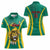 Custom Cameroon Football Women Polo Shirt Go Indomitable Lions - Wonder Print Shop