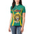 Custom Cameroon Football Women Polo Shirt Go Indomitable Lions - Wonder Print Shop