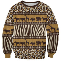 Animal Skin Mix African Pattern Sweatshirt