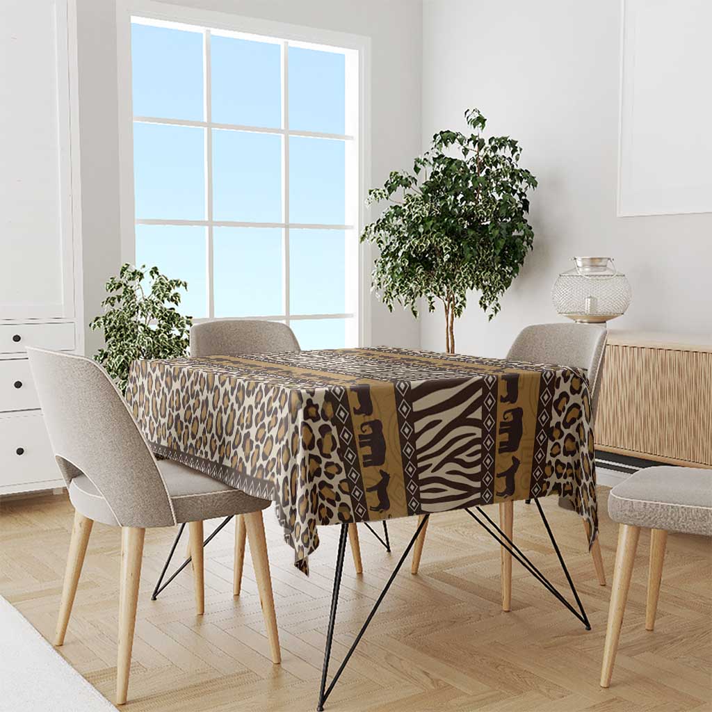 Animal Skin Mix African Pattern Tablecloth