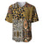 African Tribal Pattern With Wild Animal Skins Baseball Jersey